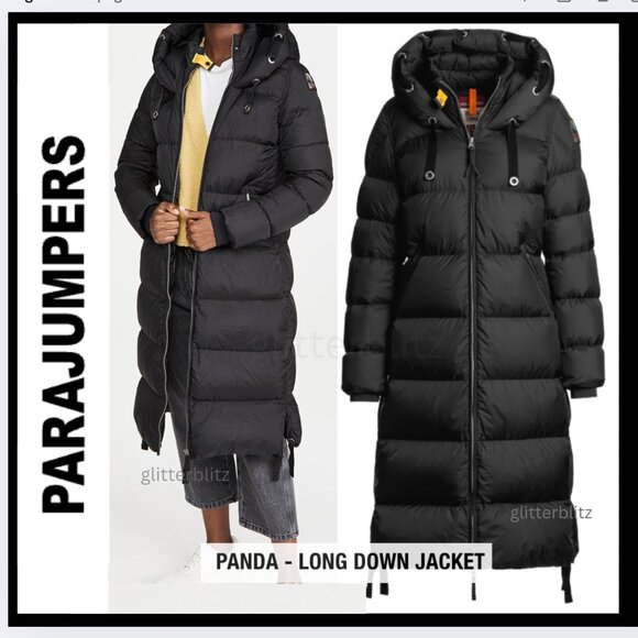 Free People X Parajumpers Panda Down Jacket - Women's - Black - Small NWT - Picture 1 of 13